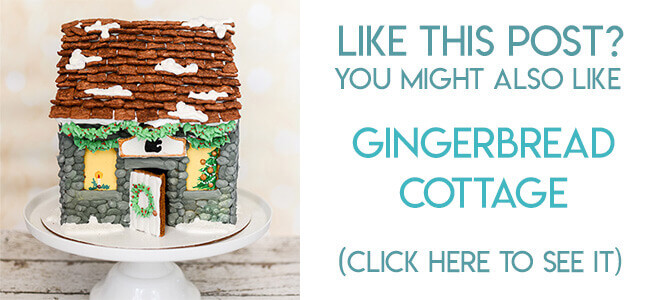 Free Printable Chalet Gingerbread House Template | Tikkido.com